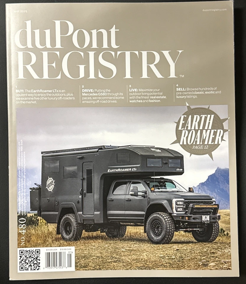 DuPont Registry Magazine MAY 2025 Issue No 480 Earth Roamer - Image 1 of 1