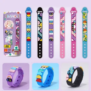 28PC Wange Mini Block DIY Bracelet Building Blocks Gift adjustable wristband - Picture 1 of 28