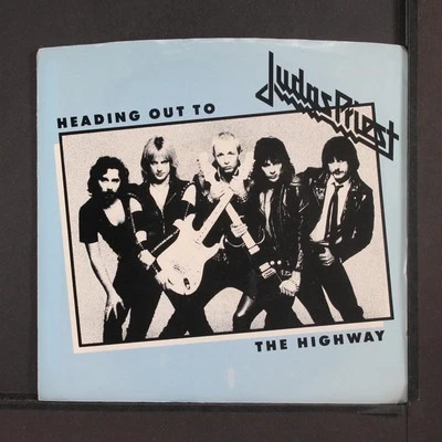 JUDAS PRIEST: heading out to the highway COLUMBIA 7" Single 45 RPM Foto 1 de 4