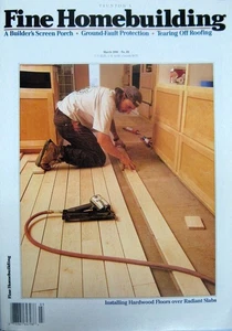 Fine Homebuilding Magazine No 86 March 1994 , Installing Hardwood Floors - Picture 1 of 3