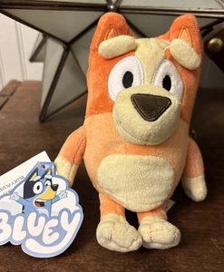 Bluey Bingo Dog Plush Orange 7 Inch Moose Stuffed Animal Toy NEW NWT - Picture 1 of 8