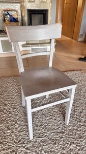 Frankfurter Stuhl Shabby chic Grau Kreidefarbe - Bild 1 von 2