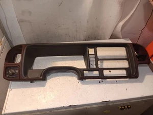 1995-1999 CHEVY Silverado Suburban Yukon Sierra Dash Cluster Bezel Trim MAROON - Foto 1 di 15