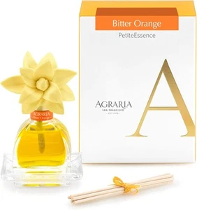 AGRARIA PetiteEssence Flower and Reed Diffuser Set, Hand Crafted Sola Small  - Picture 1 of 6