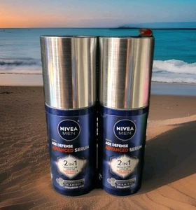 2 × Nivea MEN Anti-Age Power serum 2 in 1 against discoloration, anti-wrinkle - Picture 1 of 3