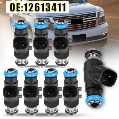 8 nuevos inyectores de combustible para Chevrolet Silverado 2500 HD 2010-2019 6,0 L V8 EE. UU. Foto 1 de 4