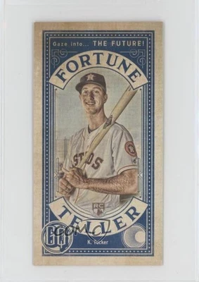 2019 Topps Gypsy Queen Fortune Teller Mini Indigo /250 Kyle Tucker Rookie RC - Image 1 of 2