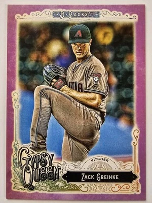 2017 Topps Gypsy Queen Purple /250 Zack Greinke #20 - Image 1 of 2