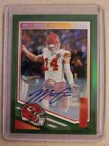 2025 Panini Score Matt Araiza Green Signatures Autographed #288 KC Chiefs Punter - Bild 1 von 2