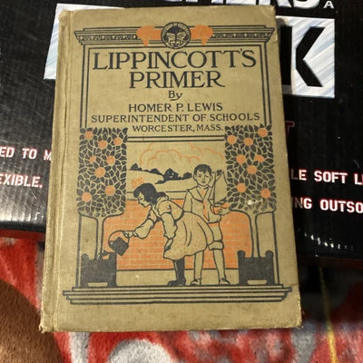VTG Lippncott’s Primer By Homer P. Lewis HC 1915  - Image 1 of 4