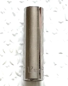 CRAFTSMAN TOOLS USA EE44428, 3/8" DRIVE, 12MM. SOCKET, 2.5" DEEP/HIGH, 6 POINT. - Bild 1 von 12