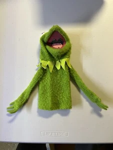 Vintage 1970er Fisher Price Kermit der Frosch Handpuppe Etikett wurde entfernt - Bild 1 von 12