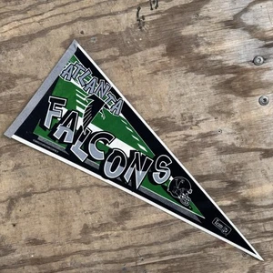 Vintage 1995 Atlanta Falcons NFL Football Pennant Tag Express 12” X 30” - Picture 1 of 4