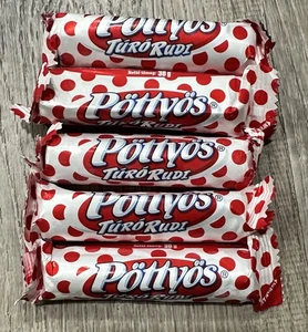 5x Pöttyös Túró Rudi with Classic Dark Chocolate Coating 30g / 1.1oz - Picture 1 of 4