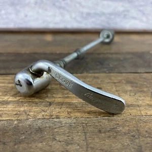 Vintage Campagnolo Skewer Rear 130 mm Curved Script Brev Camp Made In Italy C1 - Picture 1 of 8