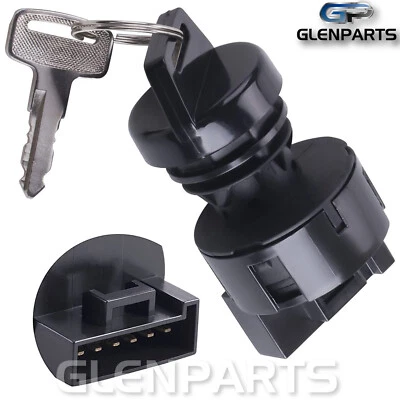 6 Pin Ignition Key Switch for Polaris Ranger Sportsman RZR XP 570 800 900 1000 - Image 1 of 4