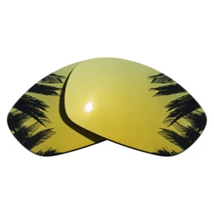 24K Gold Replacement Lenses for-Oakley Splice Polarized - Picture 1 of 4
