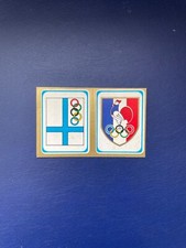PANINI MÜNCHEN 72 SCUDETTO STEMMA 35 A/B FRANCE - NUOVA NEW EXCELLENT ORIGINALE