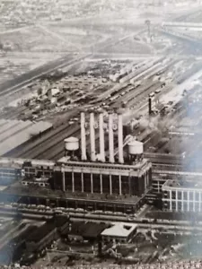 Cartolina fotografica reale Garraway Ford Motor Company stabilimento Highland Park MI - Foto 1 di 4