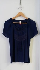 Top boho azul marino talla L No Boundaries Junior para mujer - Imagen 1 de 5