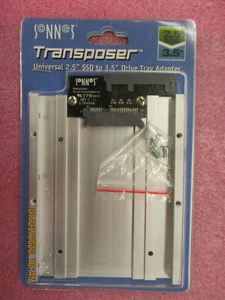 Adaptateur plateau de disque Sonnet Tech - TP-25ST35TA - universel 2,5 pouces SSD vers 3,5 pouces - Photo 1/2