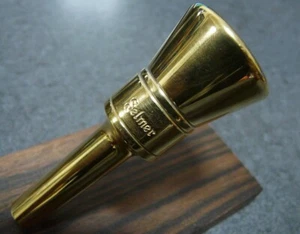 Vintage Selmer Cornet Mouthpiece - Rare Brass Silver Plate - Picture 1 of 4