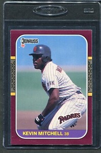 1987 Donruss Opening Day Kevin Mitchell RC #145 Padres Mint