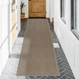 Sturdy Front Door Mat, Absorbent Muddy Dirt Resist Welcome Door Mats Outdoor Ind - Picture 1 of 7