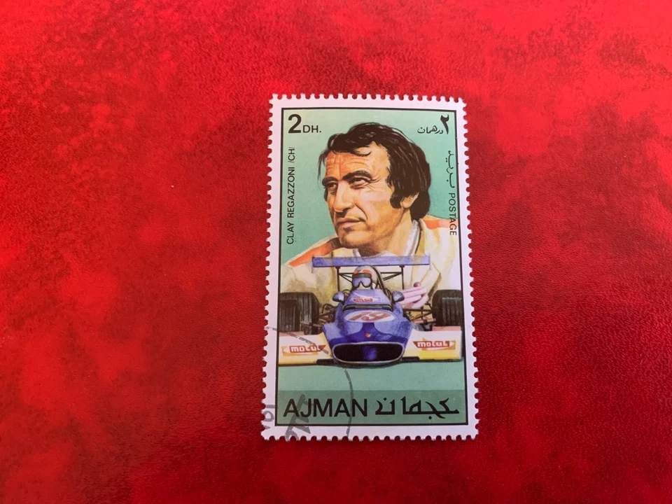 AJMAN EAE 1972 USADO FORMULA 1 F1 PILOTOS DE CARRERAS ARCILLA REGAZZONI FERRARI Foto 1 de 1
