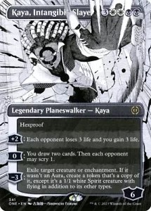 Firexia Kaya, Cazadora Intangible x1 Lámina Sin Bordes: Todo Será Uno Casi Nuevo Magic The Gathering - Imagen 1 de 1