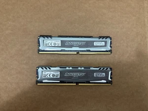 Micron Ballistix BLS8G4D240FSB 16GB (2x 8GB) 2400MHz DDR4 Desktop Memory - Photo 1/1