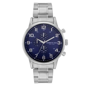 Kenneth Cole New York Men Multi Function Watch With Stainless Band KC51092002 - Picture 1 of 2