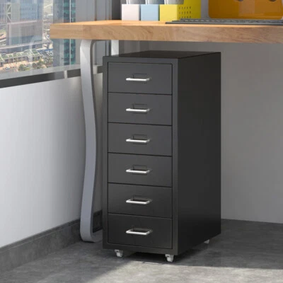 LIFELOOK Office File Document Cabinet Printer Stand Unit Filing Storage Trolley Table UK