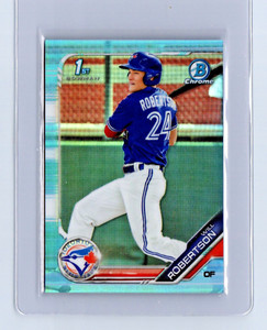 2019 Bowman Draft Chrome Sky Blue Refractor Will Robertson #BDC-133