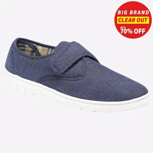 Scimitar Abingdon Herren Klassisch Freizeit Turnschuhe Schuhe Blau - Bild 1 von 1