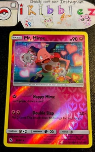 Mr. Mime 43/68 NM Reverse Holo Heart Love Art Discontinued Fairy Pokemon Card! - Picture 1 of 1