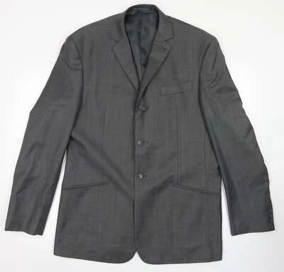 Chaqueta Blazer de lana gris a cuadros NEXT para hombre talla 44 Foto 1 de 4