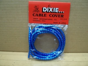 Cubierta de bobina envolvente de cable azul NOS de colección minibicicleta bicicleta picadora motocicleta - Imagen 1 de 3