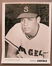  1966 JAY JOHNSTONE Seattle Angels Popcorn Card premium 8x10 PCL baseball photo