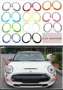 Headlight Trim Surround For MINI Cooper/S/ONE/JCW F55 F56 F57 Candy Color - Bild 1 von 23