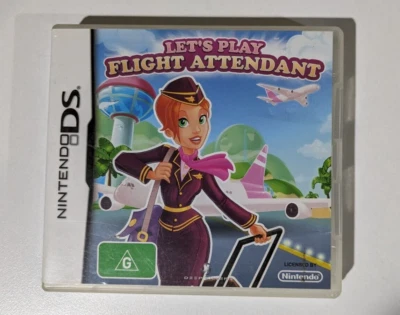 Let's Play Flight Attendant Nintendo DS - Free Tracked Postage - Image 1 of 4