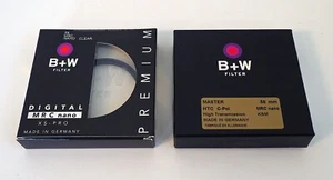 B+W 58mm Filter Set: HTC MRC Nano Circular Polarizer & MRC Nano XS-PRO Clear - Picture 1 of 9