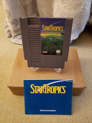 Startropics (Nintendo NES, 1990) & Manual Booklet (No Secret Letter) - Image 1 of 4