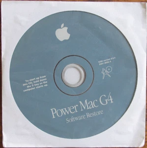 Apple Power Mac G4 Restore OS 9.0.4 CD Media Z691-2656-A 2000 de colección - Imagen 1 de 2
