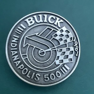 1981 Indianapolis 500 Buick Belt Buckle Ltd Edition 368/500 Pewter Bobby Unser - Picture 1 of 4