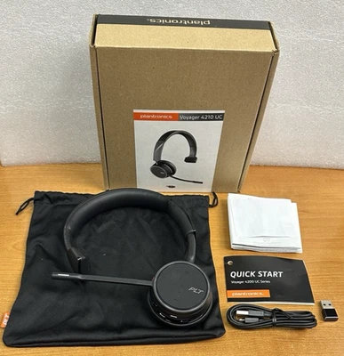 Plantronics Voyager 4210 USB-A Wireless Headset 211317-101 - Image 1 of 4