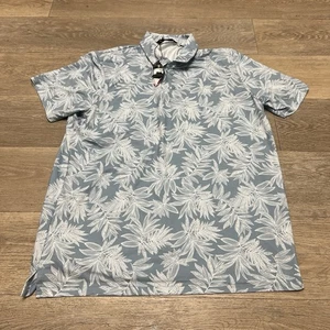 Travis Mathew Heater Series Sea Journey Golf Polo Shirt Mens XXL Stretch NWT - Picture 1 of 13