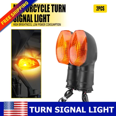 2X AMBER TURN SIGNALS BLINKER INDICATOR LIGHT FOR YAMAHA YZF R1 R6 R3 R125 LAMP Foto 1 de 4