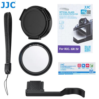 GR IV Auto Lens Cap Screen Protector Wrist Strap Thumbs Up Grip for Ricoh GRIV - Image 1 of 4