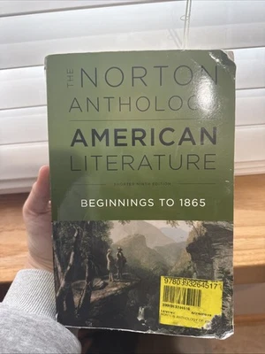 The Norton Anthology American Literature Shorter 9th Edition Beginnings To 1865 - Image 1 of 2